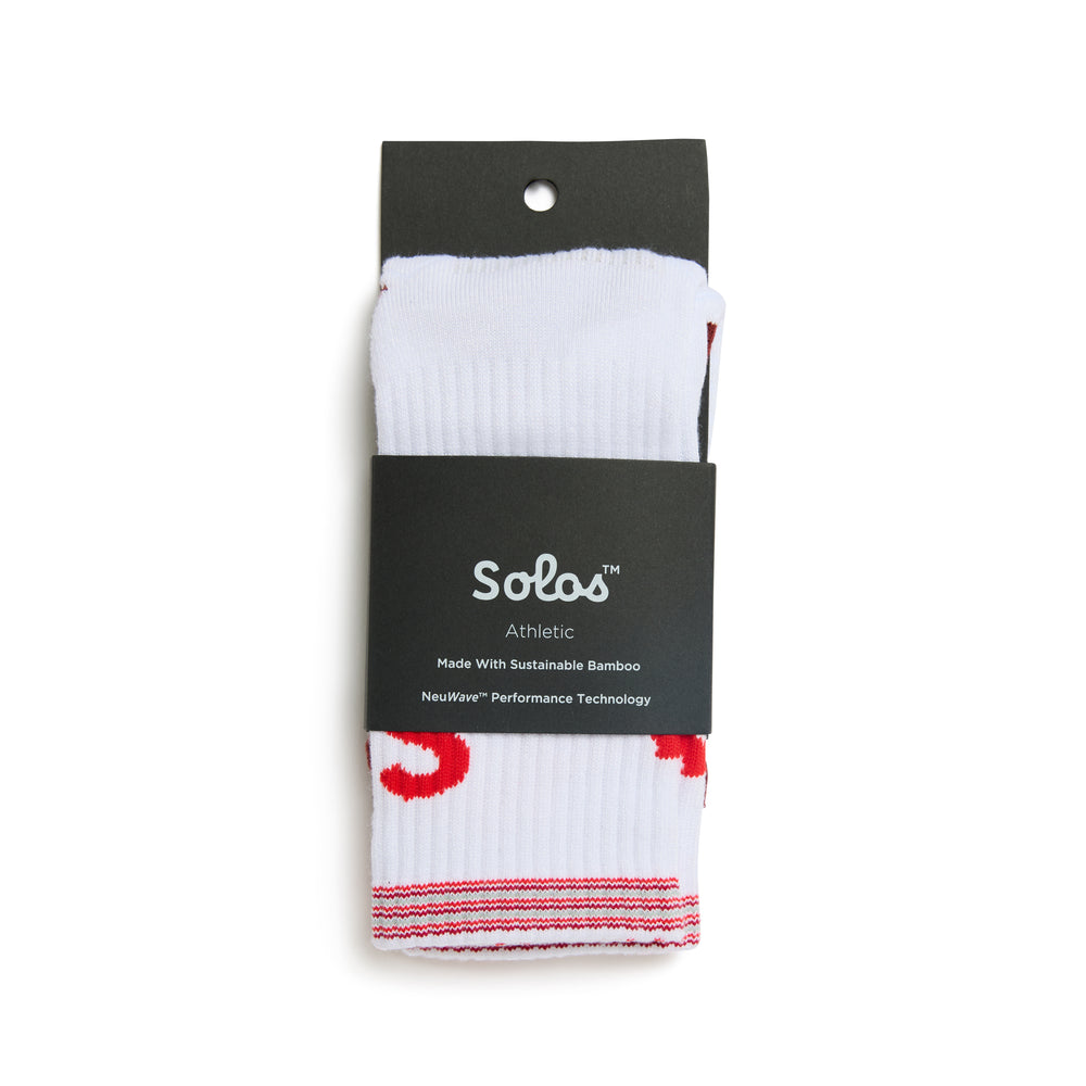 Solos custom sock packaging card