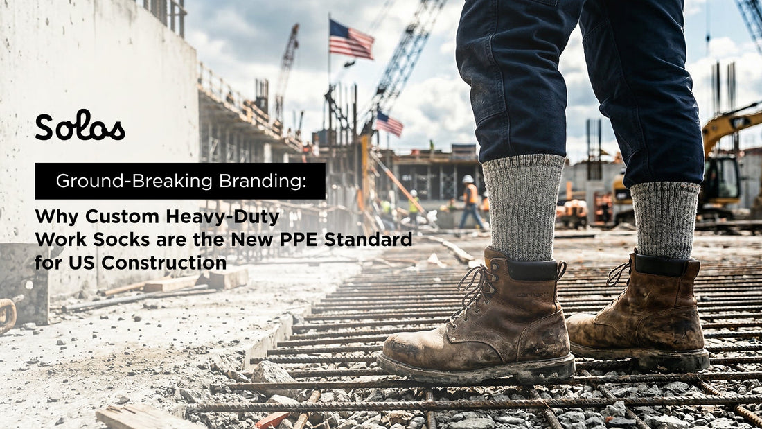 Ground-Breaking Branding: Why Custom Heavy-Duty Work Socks are the New PPE Standard for US Construction