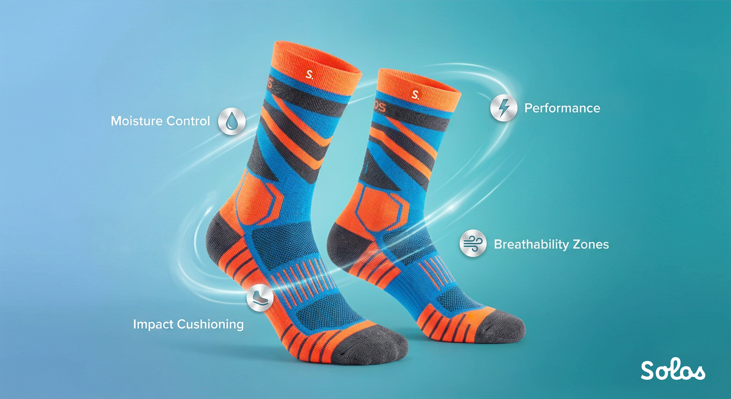 Athletic Advantage: Designing Performance-Focused Custom Socks for Sports Teams with Solos Socks