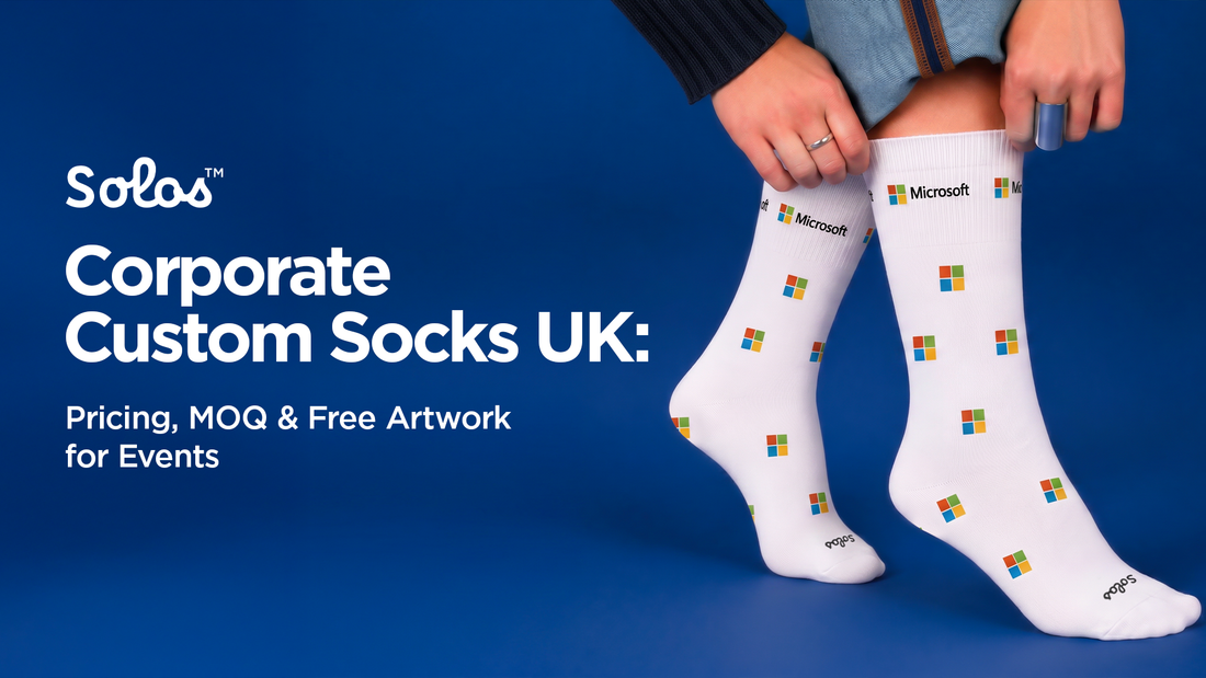 Corporate Custom Socks UK: Pricing, MOQ & Free Artwork for Events