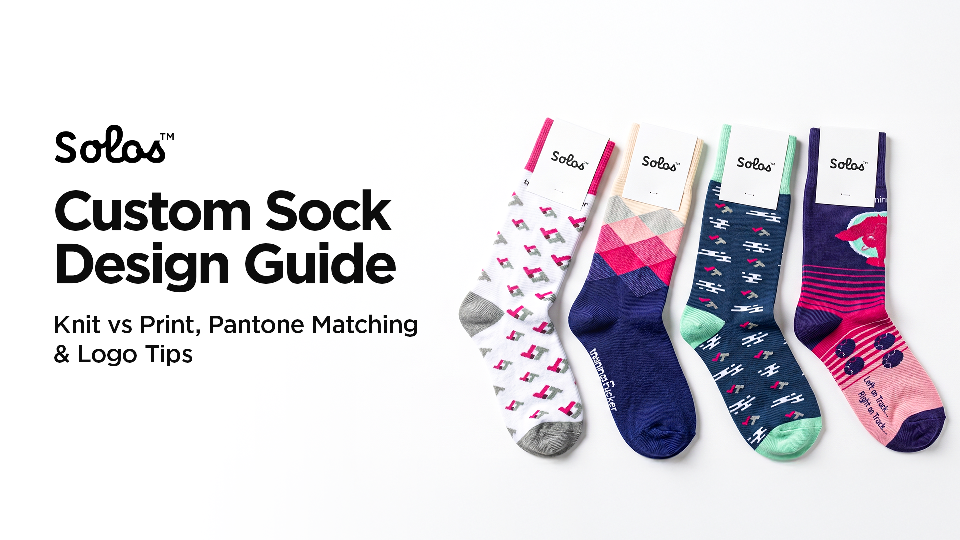Custom Sock Design Guide: Knit vs Print, Pantone Matching & Logo Tips
