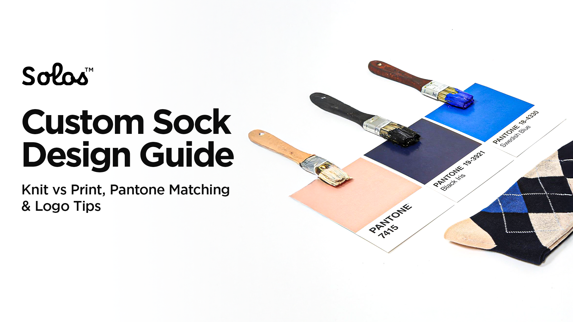 Custom Sock Design Guide: Knit vs Print, Pantone Matching & Logo Tips