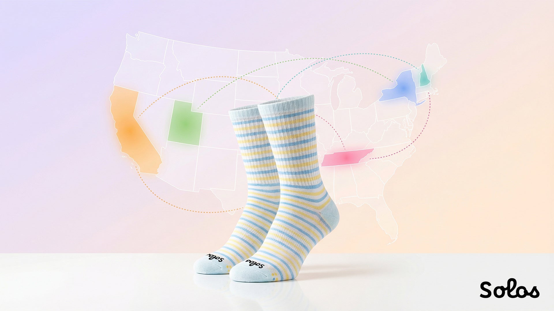 The American Hubs: Top 5 US States Leading the Corporate Custom Sock Trend