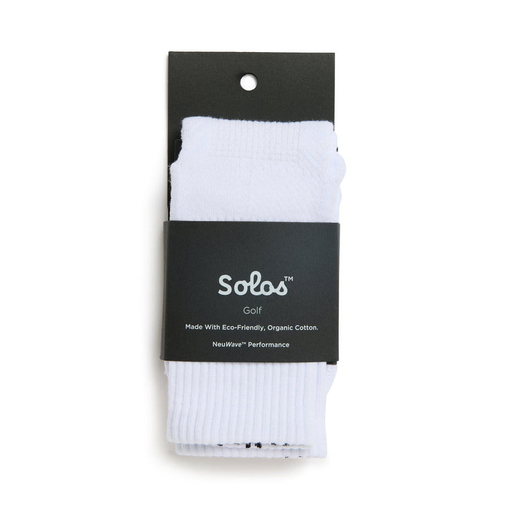 Solos custom golf sock packaging card