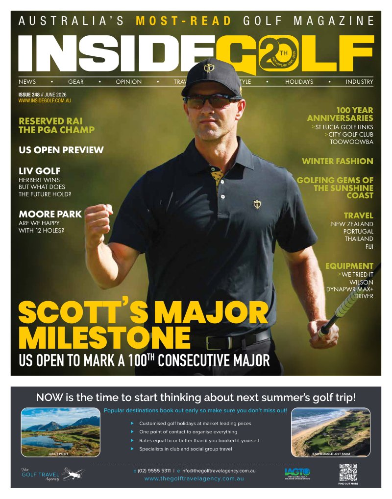 Inside Golf Magazine cover